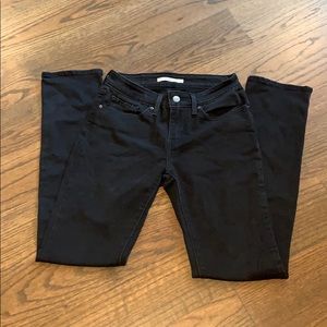 Levi’s - 712 Slim Black Jeans - size 27